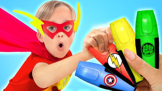 Kids Superheroes Save the Day and more funny stories