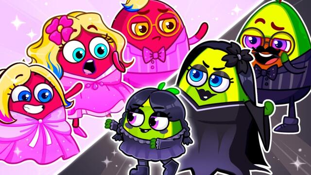 Color Surprise!💗🖤Pink or Black Challenge ✨ VocaVoca 🥑 Karaoke Kids Songs & Nursery Rhymes