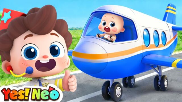 🔴LIVE | Baby Becomes a Pilot | Airport Safety Rules | Nursery Rhymes & Kids Songs | Yes! Neo