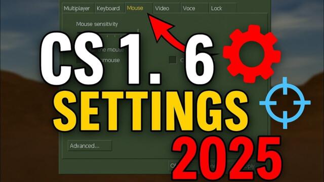 Best CS 1.6 Settings for 2025 | Aim legacy 1.6