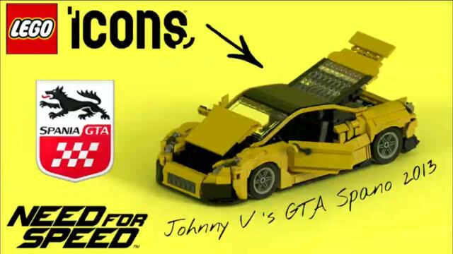 Lego icons Johnny V's GTA Spano 2013 (Behind the build + all statistics) (Official Video)