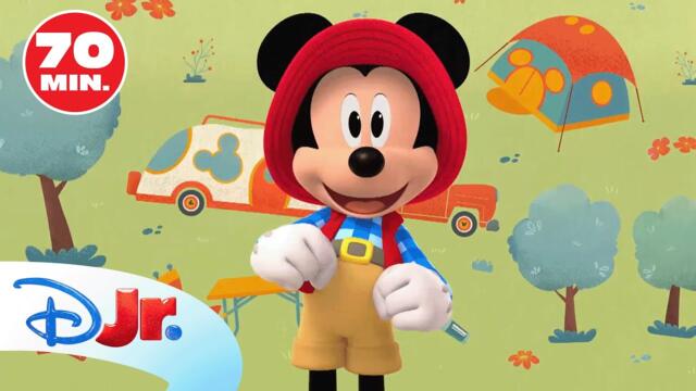 ¡Mickey y Minnie se van de acampada! Disfruta de los mejores momentos ⛺ | @DisneyJuniorES