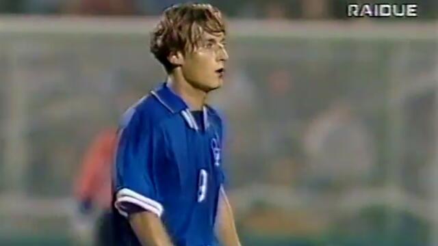 Francesco Totti vs England (10.10.1997) Excellent Performance