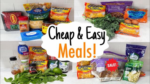 5 EASY Instant Ramen Noodle Recipes for Dinner | Cheap TASTY Budget Meals