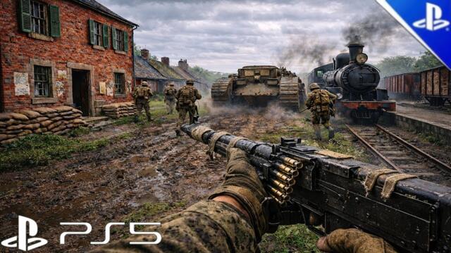 War Came to French Streets and Railway Lines — World War I [PS5 4K] Immersive Graphics
