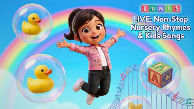 🔴 LIVE: Kids Dance Along & More Non-Stop Nursery Rhymes | Five Little Monkeys & More Kids Songs