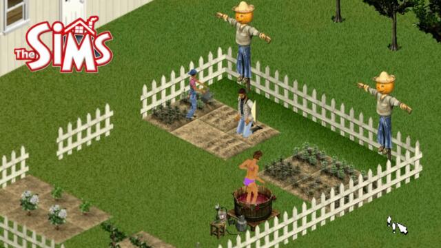 Farming in the Sims 1 | Chill Longplay, No Commentary