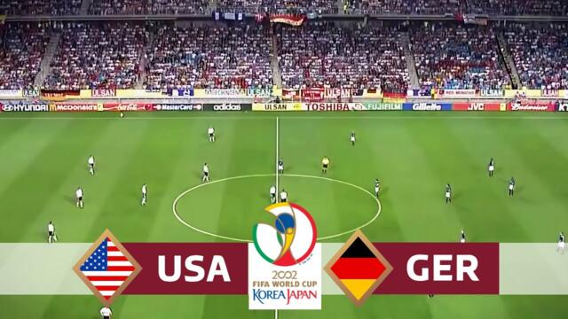 USA Vs. Germany 2002 World Cup - Classic Game!