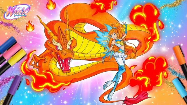 Color BLOOM and the DRAGON FLAME! 🎨🔥 Winx Club: The Magic is Back