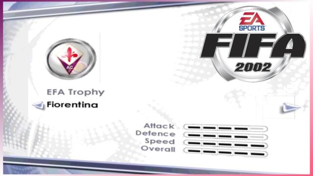 [PC] | FIFA 2002 | UEFA/EFA CUP | FIORENTINA | PROFESSIONAL DIFFICULTY | LONGPLAY