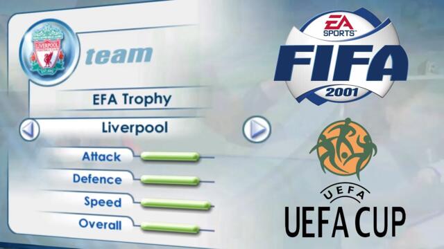 [PC] | FIFA 2001 | LIVERPOOL FC | PROFESSIONAL | LONGPLAY | EFA - UEFA CUP