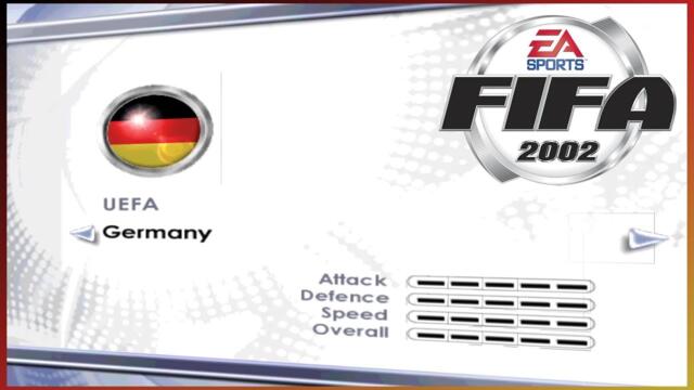 [PC] | FIFA 2002 | WORLD CUP 2002 QUALIFICATION | GERMANY | WORLD CLASS