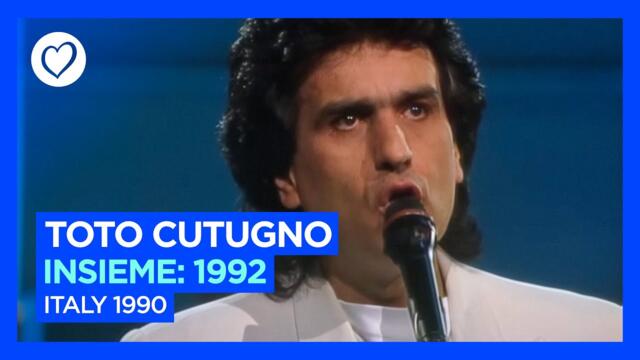 Toto Cutugno - Insieme: 1992 - Italy 🇮🇹 - Grand Final - Winner of Eurovision 1990