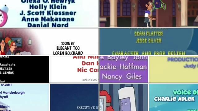Barney, Blue’s Clues, BB, BG, CBAICAL, Dan Vs, M&R, OH, PB&J, SW, TSS, WWA, WordWorld Credits Remix