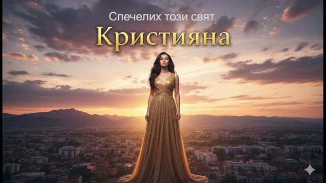 Кристияна - Спечелих този свят (Официална песен 2026) | Силна българска поп балада