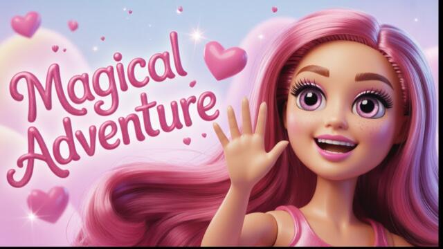 🌸 Barbie Says Thank You for Watching! 💖 | Cute 3D Kids Cartoon Animation