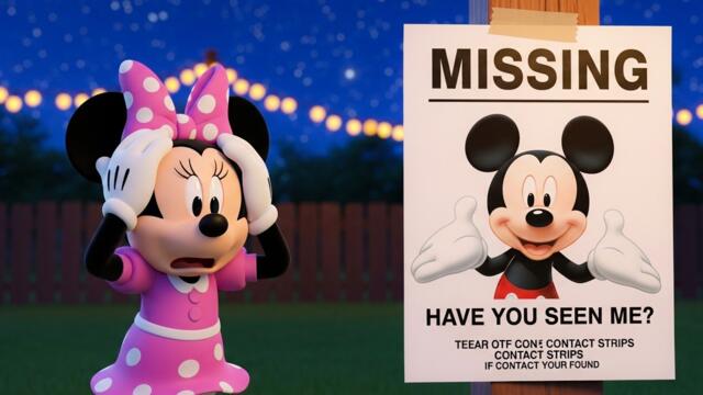 The Disappearance of Mickey 🖤🚨 | Who Took Him Away? | Mickey Mouse Funny Animation