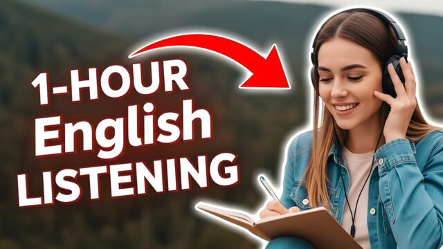 1 HOUR English Listening Challenge (NO Subtitles)