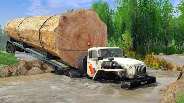 The Hidden Dangers of Logging Routes Will SHOCK You - Spintires Mudrunner 2018