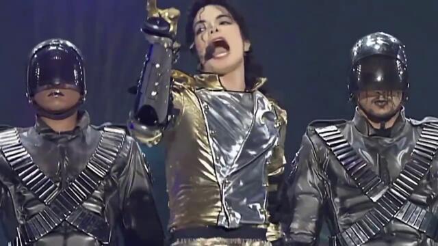 Michael Jackson (with drummer Jonathan Moffett) "They Don't Care About Us"  (Munich 1997)