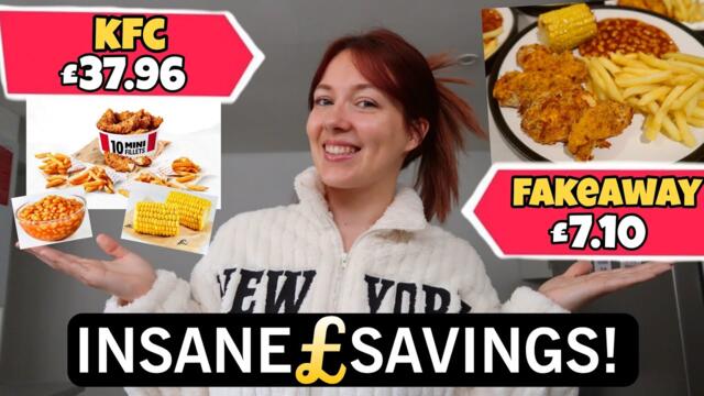 £7.10 KFC Fakeaway vs £37.96 Takeaway... Are We Being Ripped Off?! 😳