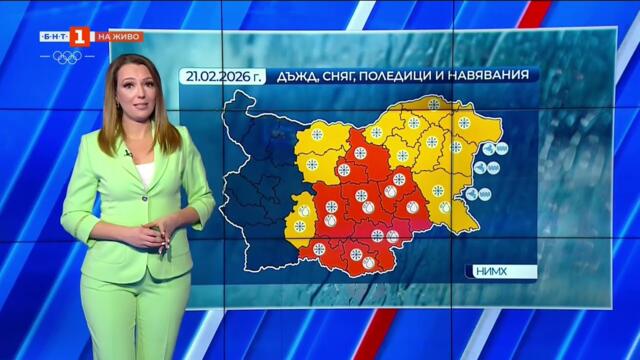 Застудяване и валежи  в събота