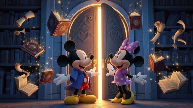 Mickey Mouse & Minnie Mouse Found a SECRET Magic Book in the School Library! 😲✨ (Magical Adventure)