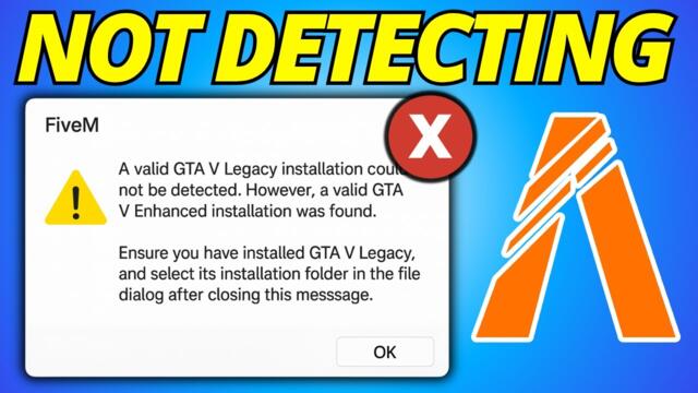 Fix We Could Not Detect a Valid GTA V Legacy Installation on FiveM