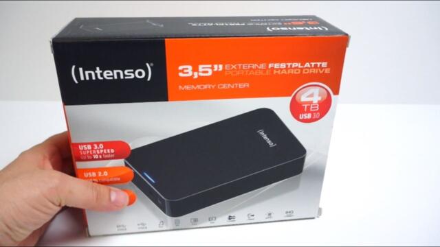 Intenso Memory Center 4TB USB 3.0 Mobile HDD 6031512