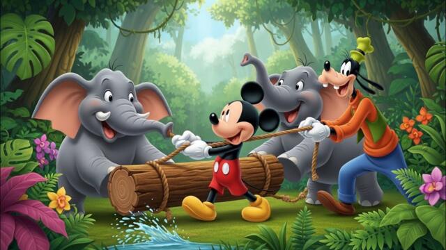 Mickey Mouse & Goofy’s Elephant Rescue Adventure!
