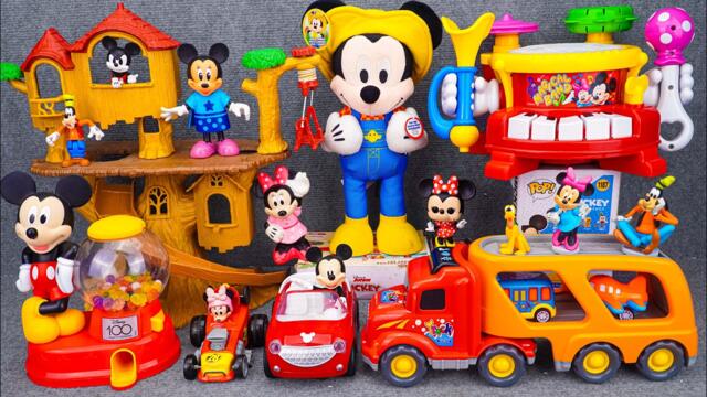 Satisfying with Unboxing Disney Fire Rescue Mickey Mouse Jumbo Fun House Playset | Review Toys ASMR