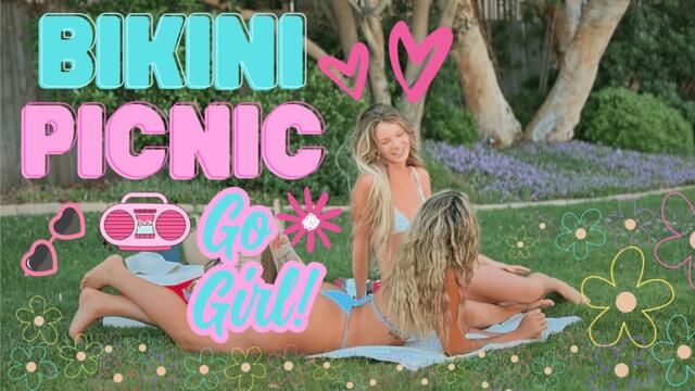 ♥️🔥 Bikini Picnic at Malibu Beach with KirstenTooSweet & Hailey Pandolfi