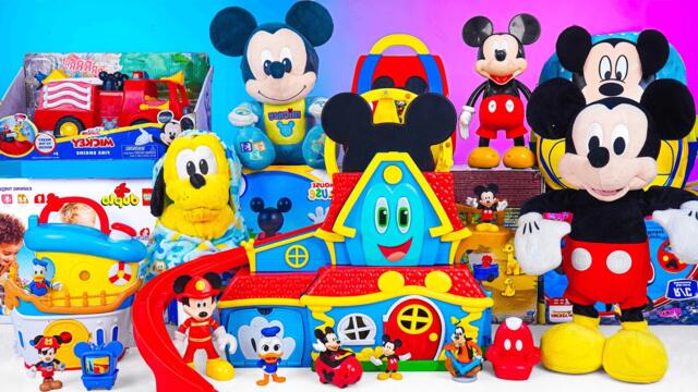 Satisfying with Unboxing Disney Mickey Mouse Jumbo Fun House Playset | Review Toys ASMR