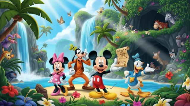 Mickey and Friends Explore a Hidden Island Adventure!