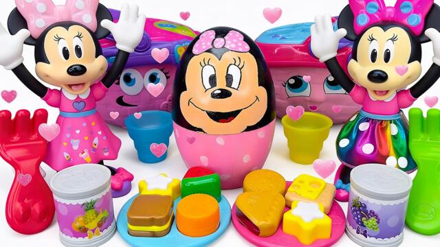 Minnie Mouse 2026🎀 Set Unboxing de cocina rosa vs sorpresa gigante Minnie, colección de Disney