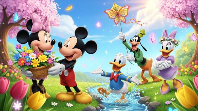 Mickey Mouse and Friends Spring Adventure | Fun Garden Day with Mickey & Pals 🌸🐭