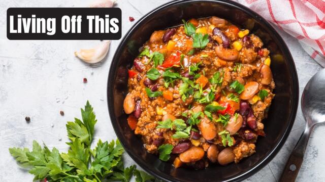 I'm Living Off This $1 High Protein Chili (Cozy & Meaty)
