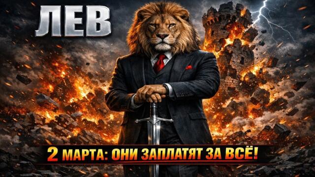 ЛЕВ: ВРАГИ ЗАПЛАТЯТ ПО СЧЕТАМ 2 МАРТА. Справедливость торжествует!