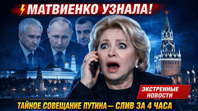 ПУТИН НАЗВАЛ ДВОИХ! Белоусов — президент, Дюмин — премьер! Матвиенко узнала — и побелела