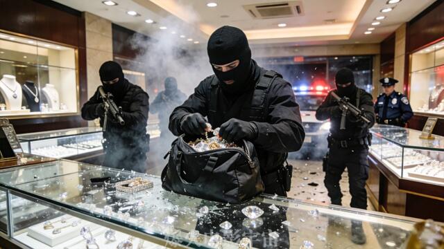 Jewelry store heist, police-criminal showdown imminent！| FULL Action Movie | Multi Sub