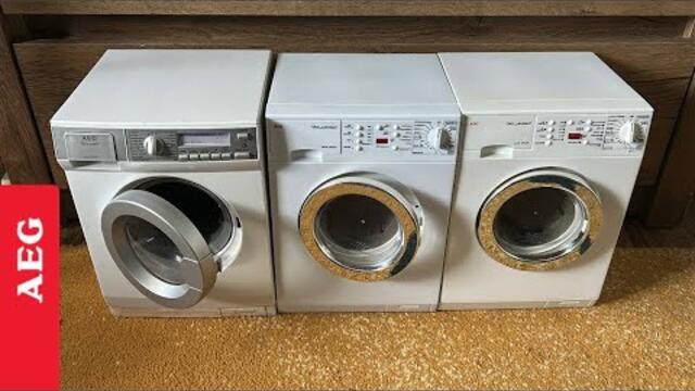 My AEG Toy Washing Machines + a little history about each (March 2025)