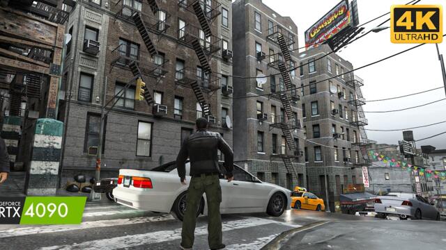 NEW DarkoRTX 4K Textures Remaster Mod - GTA 4 RTX Remix With Path Tracing Looks Real