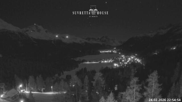 Live WebCam from Hotel Suvretta House - St. Moritz, Switzerland