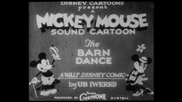 Mickey Mouse – The Barn Dance (1929) – original Celebrity titles