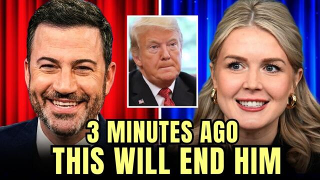 Trump LOSES It After Jimmy Kimmel DESTROYED Karoline Leavitt On Live TV