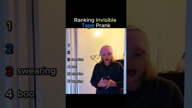Ranking Invisible Tape Prank