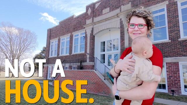 The Reality of Living in an Old Elementary School (+ a new baby!!)