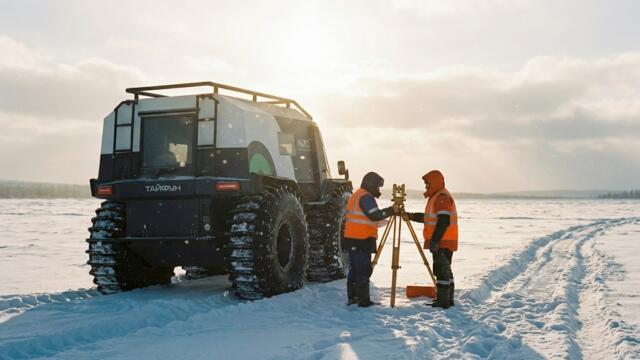 Тайфун едет в Нижневартовск: Вездеход для работы на нефтепроводах