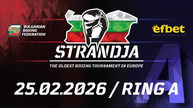 Ring A - 77th International Boxing Tournament Strandja 2026 - Preliminary