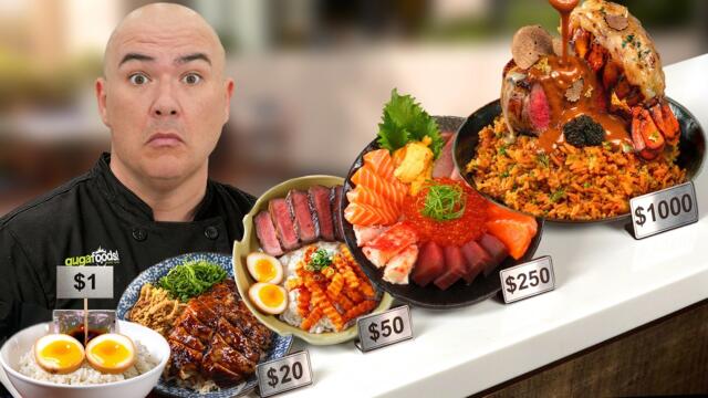 $1 vs $1,000 Rice Bowl